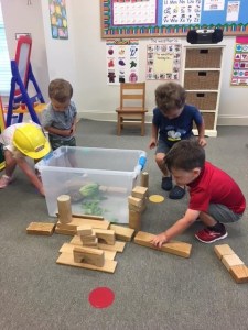 photo: kids playing with blocks